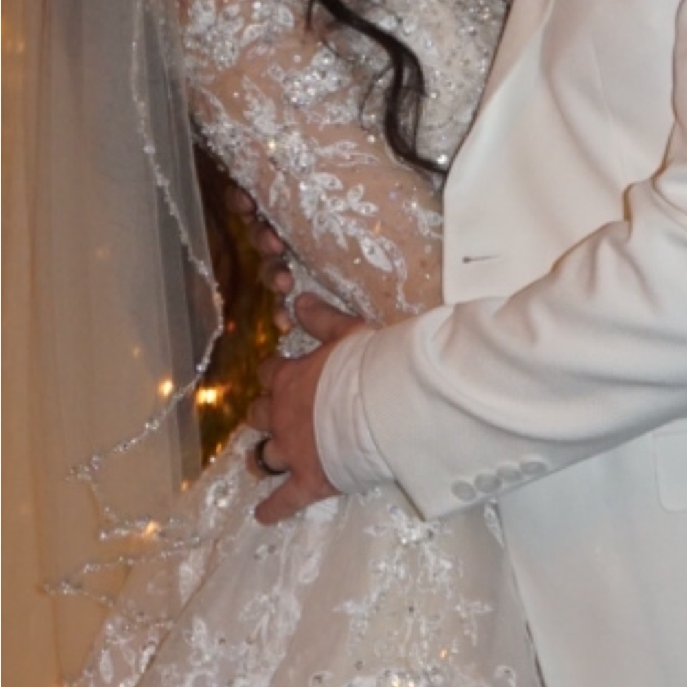 Mori Lee Ivory Lace Wedding Dress
